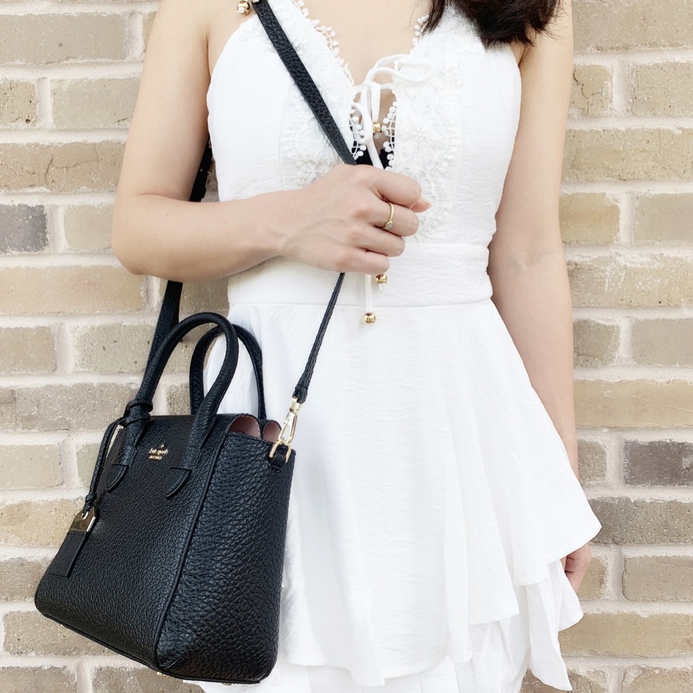 ‼️SALE‼️ Kate spade black satchel bag Crossbody - Picture 3 of 4